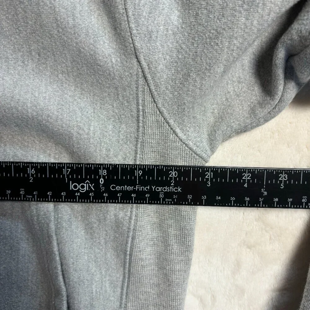 Champion Mens Reverse Weave Hoodie Small‎ Pullover Grey with Gold Lettering